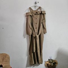 アンスリード ワンショルダーワンピース 黒 完売商品 吉田羊さん着用 