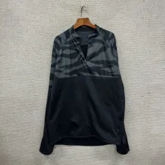 ナイキ ドライフィット 弱起毛 ハーフジップ 長袖Tシャツ XL D02937