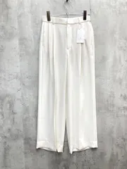 新品 UNITED ARROWS ユナイテッドアローズ ワイド パンツ センタープレス きれいめ 通勤 事務服 size36/オフホワイト ■◆◎レディース