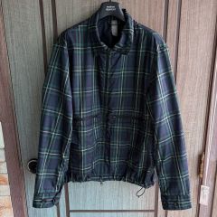 10AW コムデギャルソン シャツ マルチチェック ジップパーカー XS