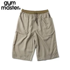 gym master ジムマスター 麻レーヨン クロップドパンツ ワイド テーパードパンツ イージーパンツ ガーデニングパンツ メンズ G721742 ベージュのサムネイル
