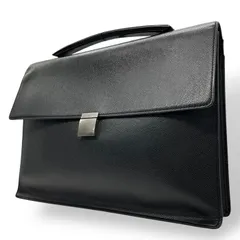 Louis Vuitton ルイヴィトン タイガ アンガラ ビジネスバッグ M30772 レザー ブラック シルバー金具 ブリーフケース ダレスバッグ メンズ Bのサムネイル