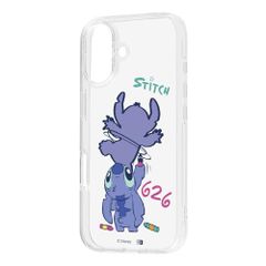 레이 아웃 iPhone 16 용 케이스 디즈니 클리어 내충격 하이브리드 스티치 그림 2 RC-DP46UC4C/ST30_IF01p 38a87f6a
