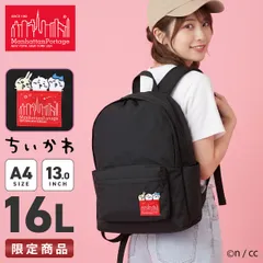 マンハッタンポーテージ ちいかわ リュック メンズ レディース ブランド グッズ ハチワレ うさぎ A4 16L PC収納 13インチ Manhattan Portage MP2285JRCKW26
