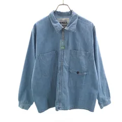 未使用 remilla レミーラ 日本製 デニム ジップ シャツジャケット L メンズ 古着のサムネイル