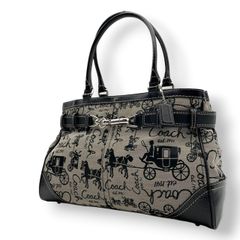 未使用 極美品 希少 COACH トートバッグ ホース&キャリッジ 14445 