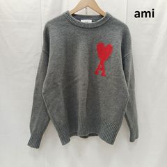 アミアレクサンドルマテュッシ ami parisロゴインターシャセーター 黒