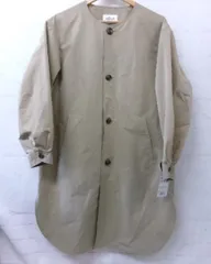 【中古】Le glazik ﾙｸﾞﾗｼﾞｯｸ ﾎﾟﾘｴｽﾃﾙﾀﾌﾀ ﾉｰｶﾗｰｺｰﾄ 春秋 薄手ｺｰﾄ LG-A0145 DCS ﾍﾞｰｼﾞｭ 36 991918763のサムネイル