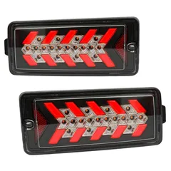 新型 ハイゼットトラック ジャンボ S500P S510P 後期 LEDテールランプ 左右セット 流れるシーケンシャルウインカー ファイバー 外装 カスタム パーツ w6723_cのサムネイル