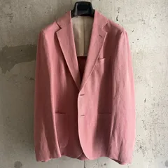 【アウトレット品／40%OFF】46サイズ SIPARIO by STILE LATINO（シパーリオ バイ スティレ ラティーノ） GUFLAVIO25 GTM12537 コットン×リネン ピンク 無地 新品のサムネイル