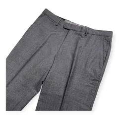 LANDS' END ランズエンド 裾ダブル フラノ ウール スラックスパンツ サイズ 94 /グレー/メンズ/大きいサイズ/アイビー/トラッドのサムネイル