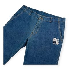 SINA COVA シナコバ マリン刺繍入り ストレッチ デニム パンツ