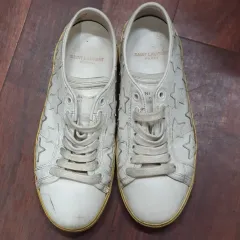 Saint Laurent サンローラン スニーカー スターパッチ 白 37サイズのサムネイル