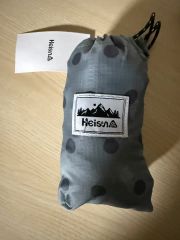 Heisan ドット柄 リュックサック ホワイト ブラック コンパクト 