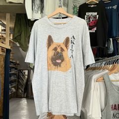 90s USA製 ジャーマンシェパード 犬Tシャツ XL シングルステッチ