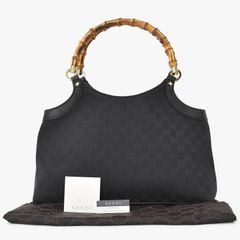 極美品 GUCCI グッチ アビー GG柄 ブラック GGキャンバス 293580