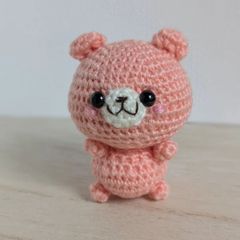 ハンドメイド あみぐるみ ぶた ピンク 編みぐるみ - メルカリ