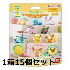 【新品・未開封】1箱 15個入り / びっくらたまご ポケモン イーブイフレンズ フィギュアコレクション ～ゆったりタイプ～ (#D00073)のサムネイル