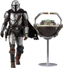 【中古】フィギュア S.H.Figuarts マンダロリアン＆グローグー（STAR WARS： The Mandalorian and Grogu） 「スター・ウォーズ/マンダロリアン・アンド・グローグー」 