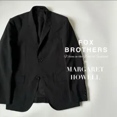 MARGARET HOWELL / FOX BROTHERS ウール トロピカル 2釦 テーラードジャケットのサムネイル