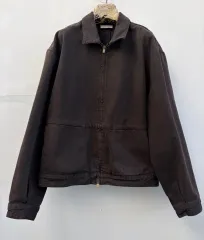 FEAR OF GOD フィアオブゴッド 8th フール ジップアップ デニム トラッカー ジャケット アウター ベージュ FOG 7thのサムネイル