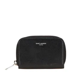 サンローラン ラウンドファスナー コインケース 小銭入れ 506522 ブラック レザー レディース SAINT LAURENT【1-0231645】のサムネイル