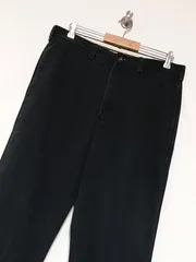 【BANANA REPUBLIC】90-00s チノパンツ 実寸 W35 L33 ブラック バナナリパブリック バナリパ 古着のサムネイル
