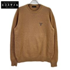 新品未使用】PRADA 21AW 三角ロゴ ケーブルニットセーター 52 箱付 