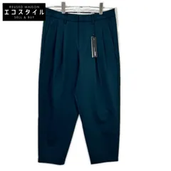 ATTACHMENT　アタッチメント　グリーン PONTE JERSEY 2PLEATS TAPERED FIT TROUSER　3のサムネイル