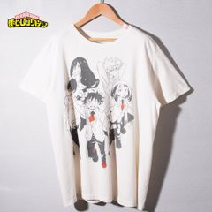 내 영웅 아카데미아 히로아카 티셔츠 L 화이트 캐릭터 T 애니메이션 T MY HERO ACADEMIA 헌 옷 T017