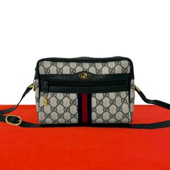 極 美品 GUCCI グッチ オールドグッチ ヴィンテージ シェリーライン GG