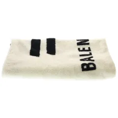 BALENCIAGA (バレンシアガ) 3B LOGO SOFT PADED BLANKET ロゴデザイン ソフト ブランケット ホワイト 673510のサムネイル
