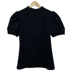 BORDERS at BALCONY(ボーダーズアットバルコニー) 半袖カットソー サイズ38 M レディース美品  - ネイビーのサムネイル