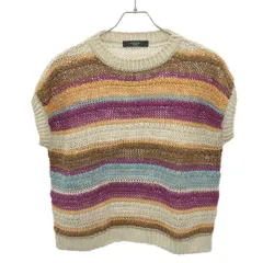 Weekend Max Mara ウィークエンド マックスマーラ マルチボーダーニットトップス 2415361102 ミックスカラー Sのサムネイル