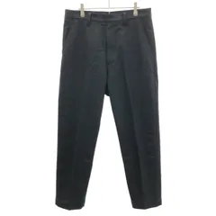 JUNYA WATANABE MAN ジュンヤワタナベマン 25AW ウールフラノ テーパードスラックスパンツ WP-P017 ブラック Sのサムネイル