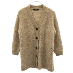 Weekend Max Mara ウィークエンド マックスマーラ アルパカニットカーディガン 53160129 キャメルブラウン XSのサムネイル