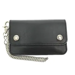 エイチティーシー HTC STANDARD CALIFORNIA スタンダードカルフォルニア 別注 25AW T-2 Wallet Biker Wallet W/Chain バイカー チェーン ミディアム ウォレット 二つ折り財布 黒ブラック▲251022のサムネイル