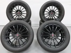 4本 スバル 純正 STi 18インチ 7J +48 5H PCD100 ラジアル BRIDGESTONE デューラー H/L 225/55R18 SJ フォレスター GT XV BR アウトバックのサムネイル