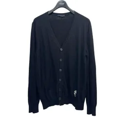 ALEXANDER McQUEEN スカルワンポイントカシミヤカーディガン 8071000177841のサムネイル