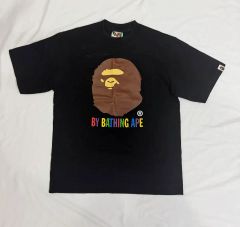 A BATHING APE アベイシングエイプ Tシャツ 釣り プリント M 黒 - メルカリ