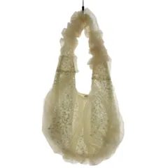 ダズリン dazzlin ショルダーバッグ チュール スパンコール 白 ホワイト /AN37のサムネイル