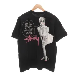 ステューシー STUSSY SKATE TOUGH TEE Tシャツ カットソー 半袖 ロゴ バックプリント M 黒 ブラック /YJ ■GY18