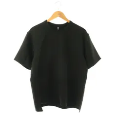 カズユキ クマガイ アタッチメント KAZUYUKI KUMAGAI ATTACHMENT フクレ2重織 クルーネック Tシャツ カットソー 半袖 ブラック /HK ■OS ■SHのサムネイル