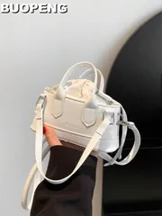 バッグ レディース ハンドルバッグ ミニクロコダイル風柄 ポーチ バッグ クロスボディ ショルダー ハンドバッグ
