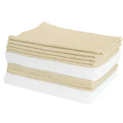 数量限定 クロス 20枚入 マイクロファイバー (20×30cm) 激落ちくん ベージュ&ホワイト レック