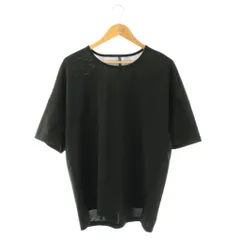カズユキ クマガイ アタッチメント KAZUYUKI KUMAGAI ATTACHMENT ライトマットストレッチジャージ クルーネックドルマンショートスリーブTシャツ カットソー 半袖 ブラック /HK ■OSのサムネイル