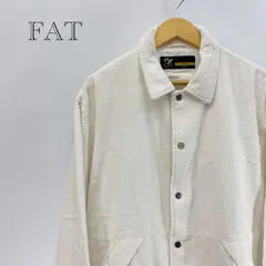 FAT PORTMAN F31820-JK01 コーデュロイ ジャケット コーチジャケット アウター FAT ホワイト XLサイズ相当 メンズ ファッション _201023のサムネイル