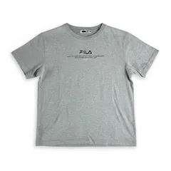 フィラ FILA  Tシャツ 半袖 シンプル 英字 綿100％ グレー 150cmサイズ 2026012800108のサムネイル