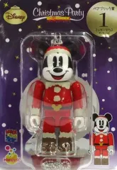 【中古】フィギュア BE＠RBRIC-ベアブリック- 01.ミッキーマウス サンタVer. ｢Happyくじ ディズニー Christmas Party BE＠RBRIC｣ ベアブリック賞