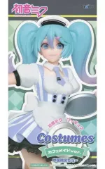 【中古】フィギュア 初音ミク(パープル/中国限定カラー) 「キャラクター・ボーカル・シリーズ01 初音ミク」 Costumes カフェメイド ver.